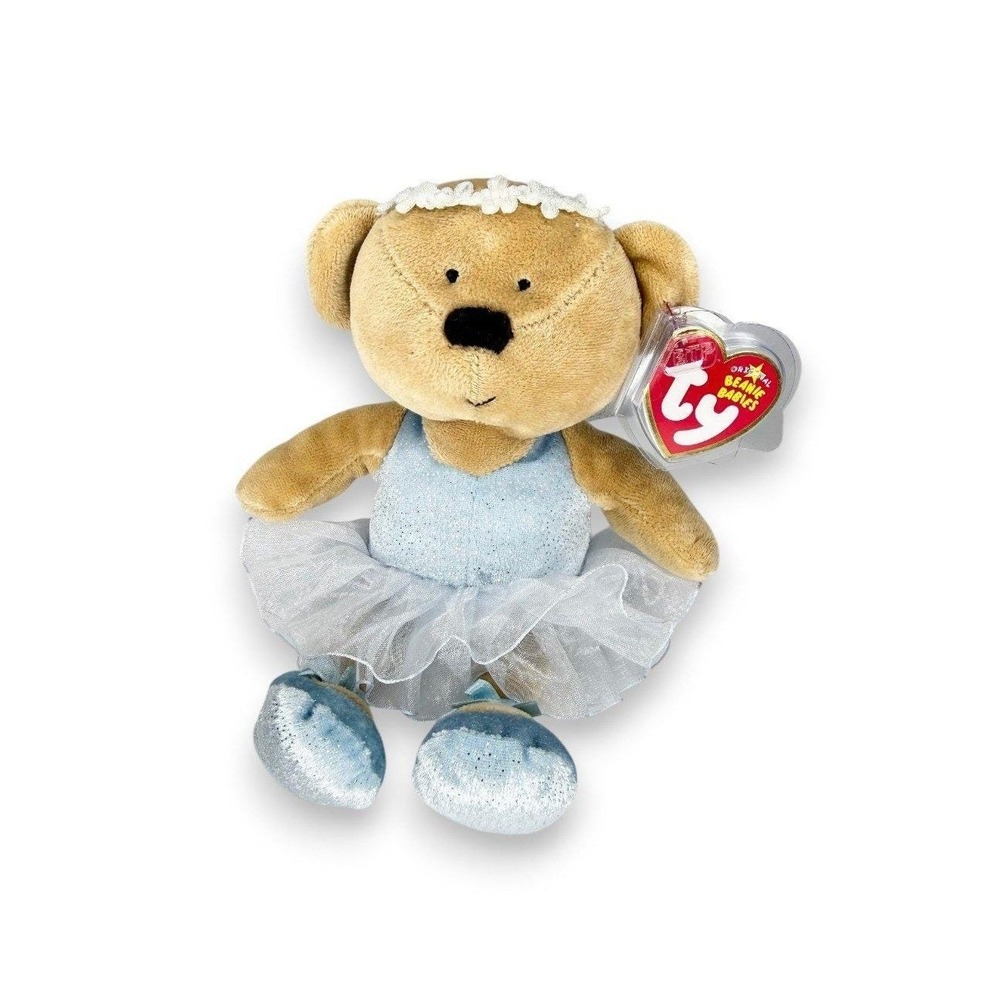 Fairydust the Bear Ty Beanie Baby | Twirling Sweetheart | Mint Heart Tag